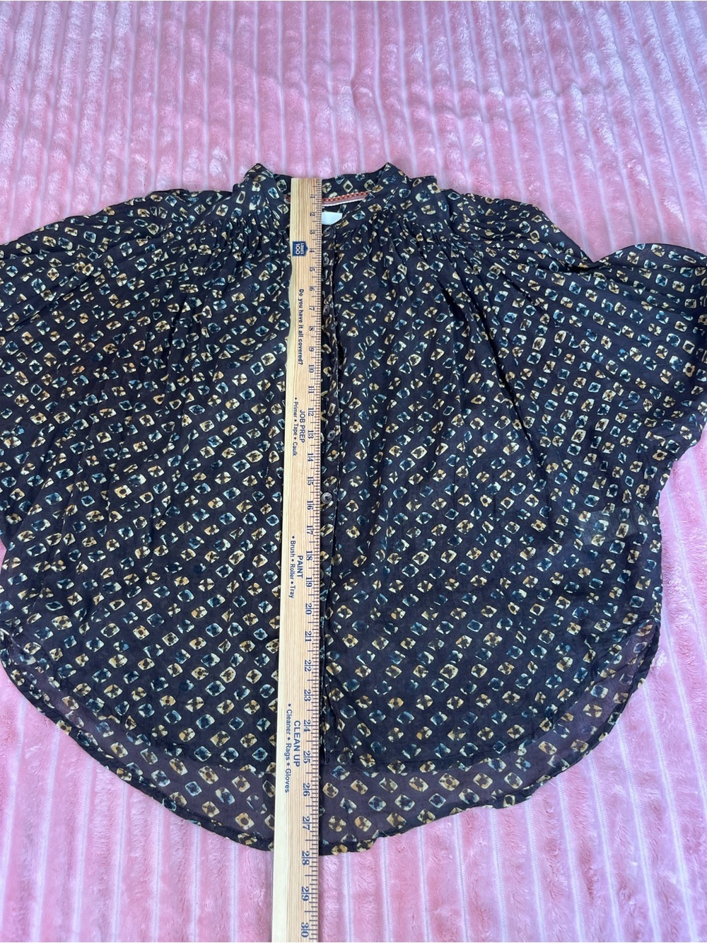 Anthropologie Pamela Brown Motif Printed Blouse View 6
